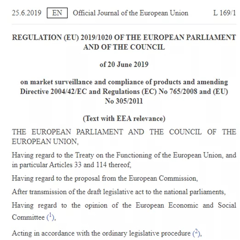 Począwszy od 16 lipca, produkty CE wywożone do UE będąnielegalne, jeśli tegonie mają!